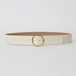 B-Low the Belt Molly Gloss Leather Belt in Latte Gold NWOT